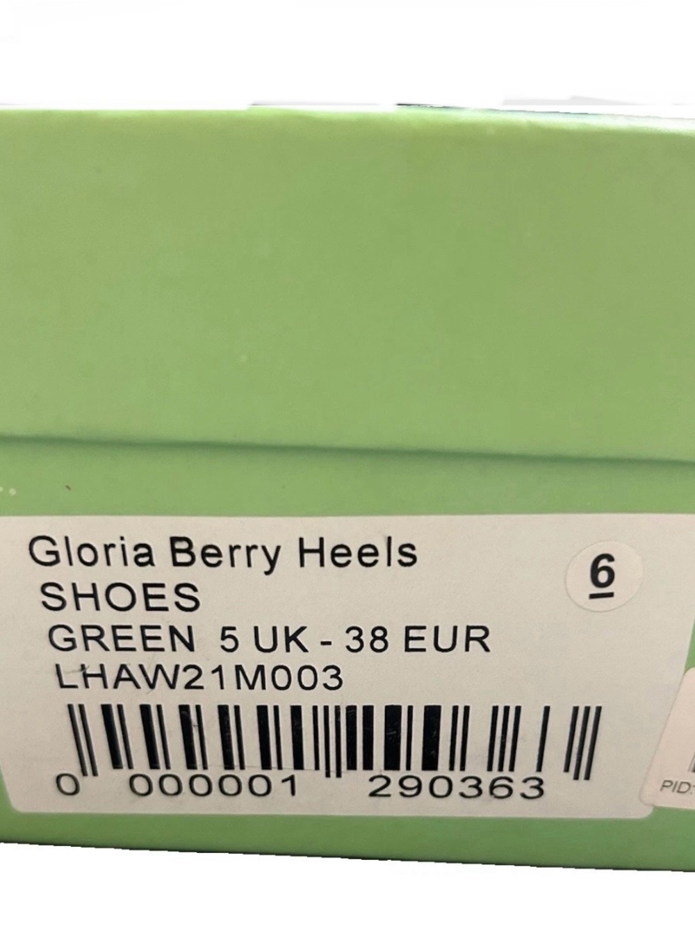 Lulu Hun Collectif Green Cherry Embroidered Mary Jane Heels Pumps US 7.5 - Picture 9 of 12
